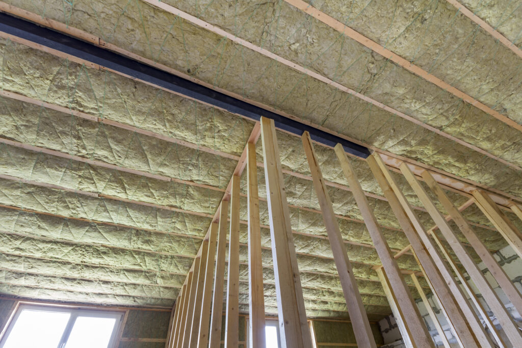 HVAC insulation inside Maryland Homes by Advanced Green Home Solutions
